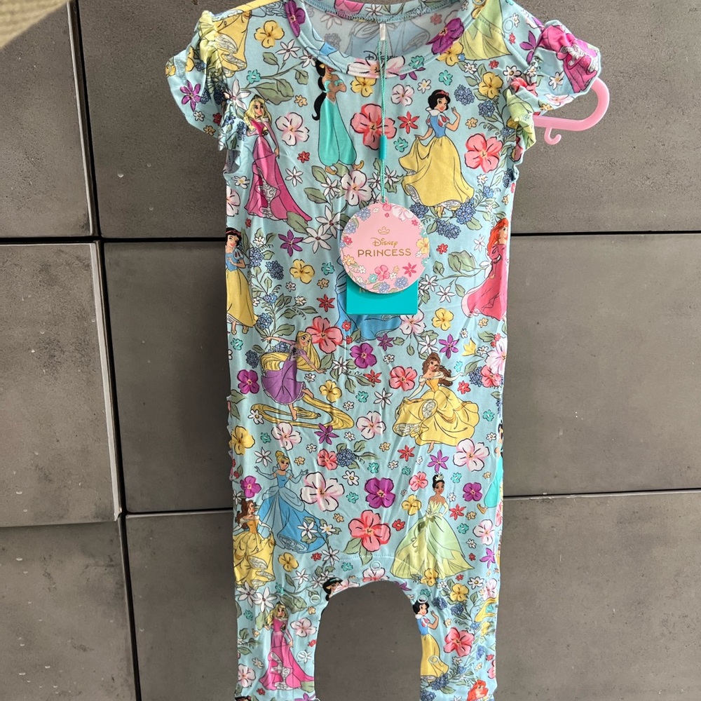 Posh Peanut Disney Princess Flutter Sleeve stomper 12/18. NWT